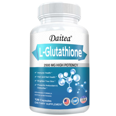 glutathione suppositories 2500 mg L-Glutathione 2500mg Capsules Detox Strong antioxidant Anti UV radiation