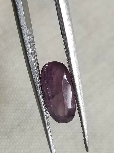 1.47 Ct Natural Purple Sapphire Batakundi Unheated Oval Shape Loose Gemstone - Picture 4 of 5