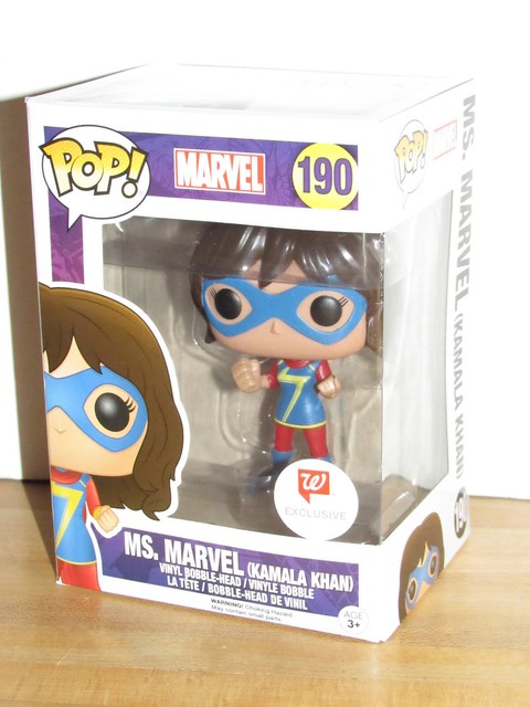 Funko Pop Marvel 190 Ms. Marvel Kamala Khan Walgreens Exclusive Bobblehead MIB | eBay