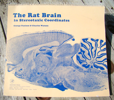 The Rat Brain In Stereotaxic Coordinates ~1982~ Medical Science Photos  