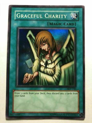 *** GRACEFUL CHARITY *** SUPER RARE (LP) SDP-040 YUGIOH!