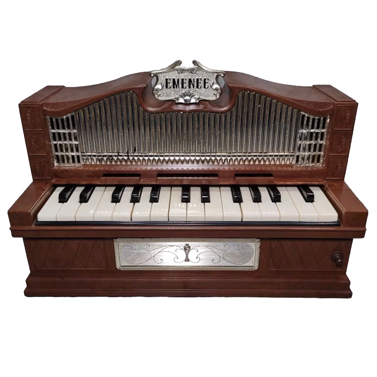 Rare, Vintage Emenee Electric Golden Pipe Organ 200, Tested Working