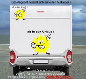 Details Zu Sonnen Aufkleber Mit Spruch Für Das Wohnmobil Oder Als Wandtattoo