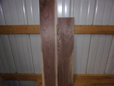 2 PC WALNUT LUMBER WOOD KILN DRIED BOARDS LOT 1602V 1/2" THICK FLAT
