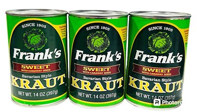 Frank's Bavarian Style Sweet with Caraway Seeds Kraut Sauerkraut