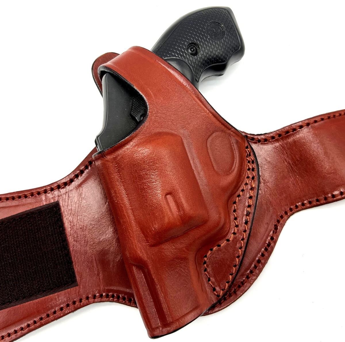 TAGUA Brown Leather LEFT HAND Ankle Holster for S&W BODYGUARD 38