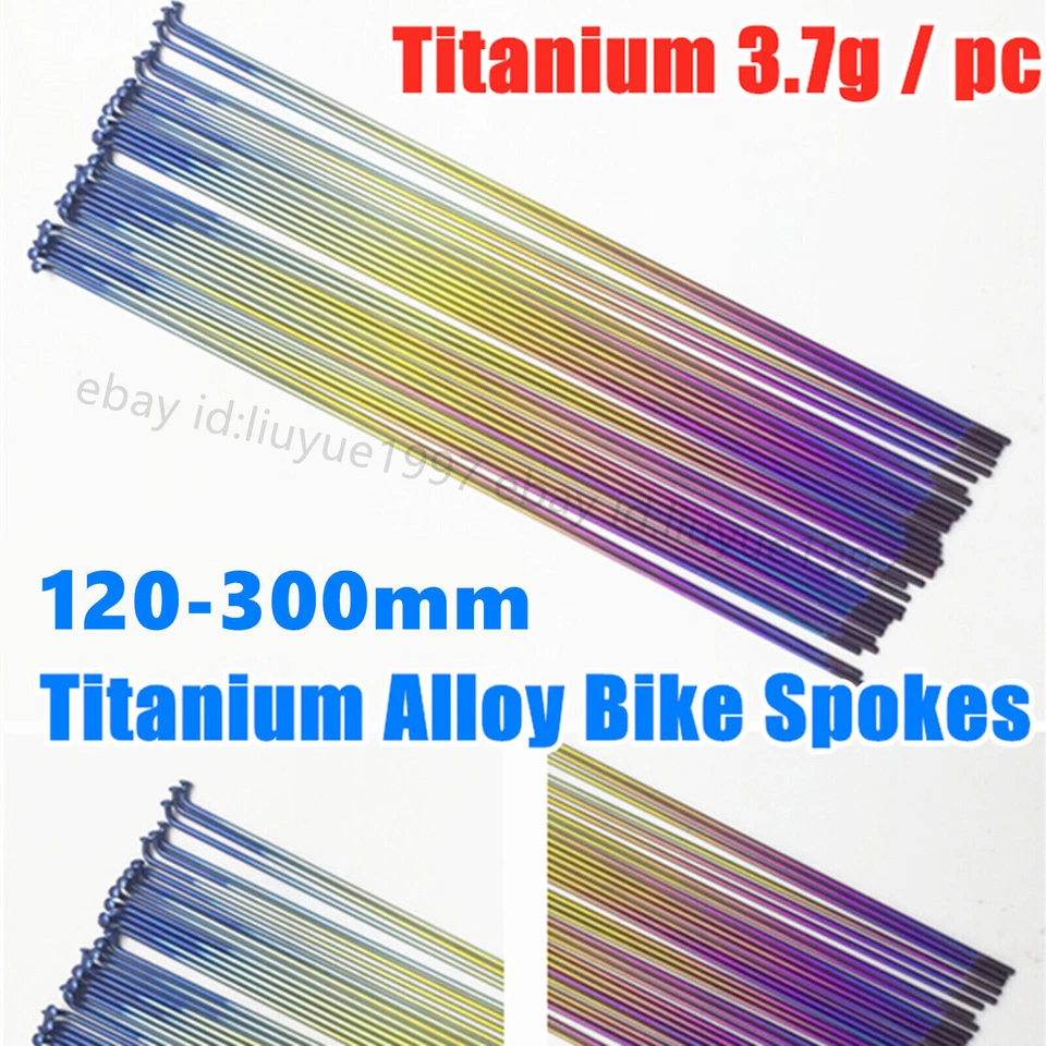 32/36/44pcs 2mm Titanium Alloy MTB Road Bike Wheelgroup Bicycle Spokes 180-300mm - Image 2 of 4