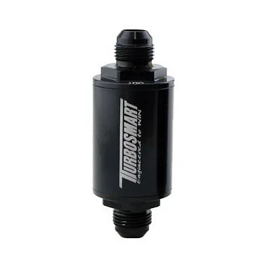 Filtro de combustible en línea Turbosmart TS-0402-1131 8AN 10 micras reutilizable -8AN negro Foto 3 de 3