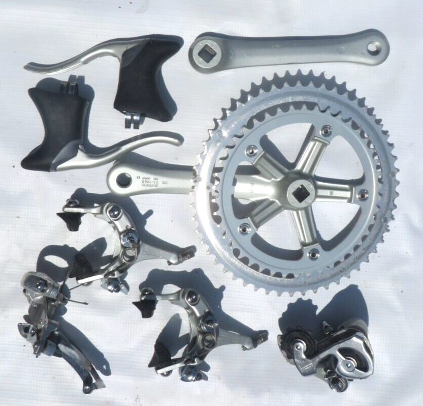 Dérailleur Avant Shimano 105 – Modèle 1056 – 6/7/8 Vitesses – Brasé – Gris – Occasion