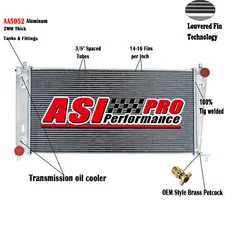 3 ROW Aluminum Radiator FOR 99-04 FORD F150 XL/XLT LARIAT LIGHTNING HARLEY PRO