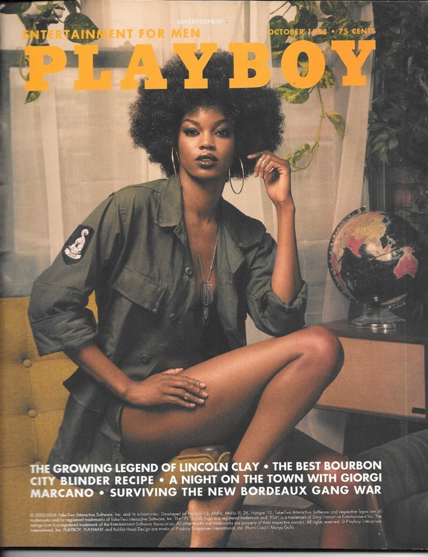Playboy Magazine October 2016 Alexandra Katharine Silva BUNNY Adult Hugh Hefner