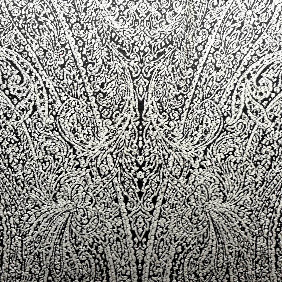 VERATEX Deville королева одеяло комплект 4шт новый пейсли цветочный медальон черный слоновой кости - Изображение 4 из 4