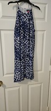 Blue Leopard Vince Camuto Dress, Size Small