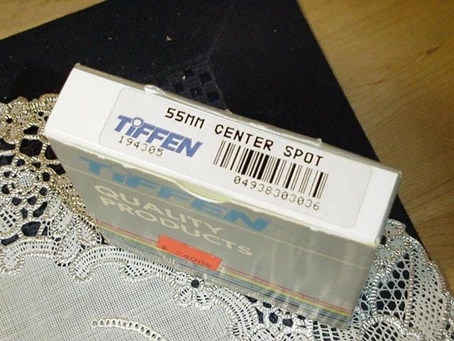 Tiffen 55mm Center SPOT Filter with Plastic Case NEW IN BOX! - Image 2 of 2