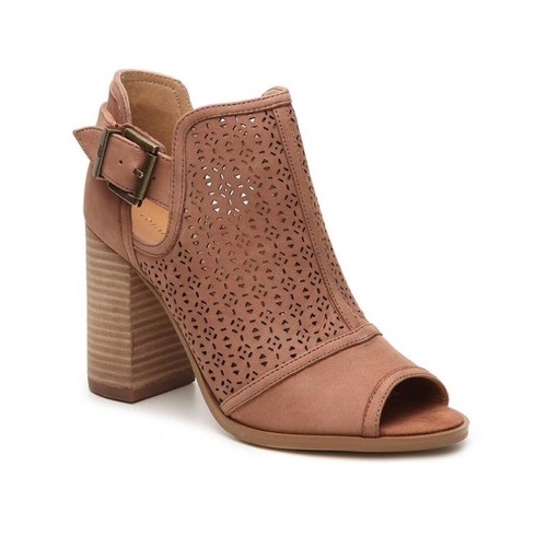 Booties à Talons Splendid - Taille 8.5M, Gris, Bout Ouvert (peep Toe) - Neuf Avec Emballage