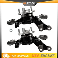 2pcs Wheel Bearing Hub Steering Knuckle Assy For Toyota Corolla 2003-2008