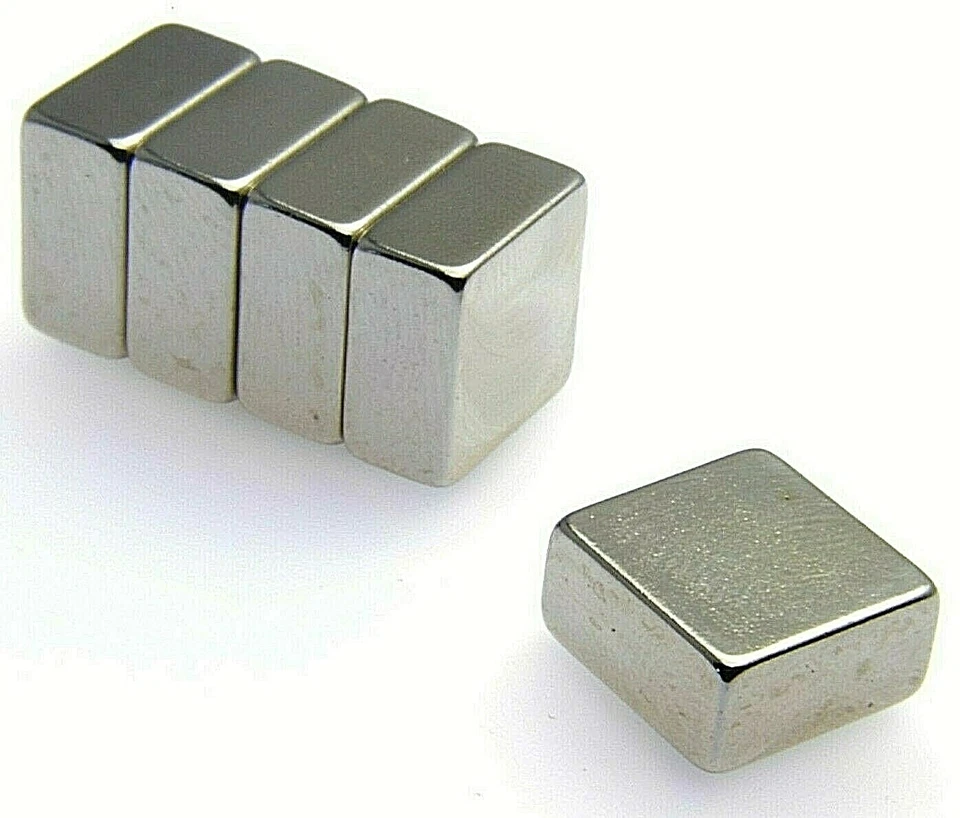 POWER MAGNET STORE Very Strong Magnets * 1/2" x 1/2" x 1/4" * 5.25Kg PULL * Powerful Block Magnet