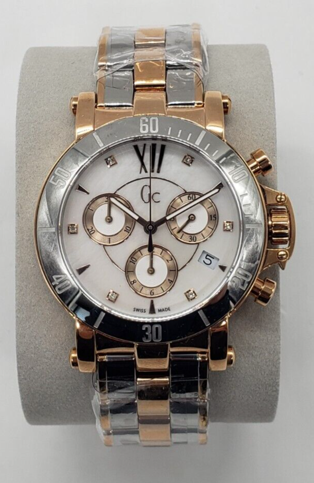 Guess Collection diamond Chrono Mother of Pearl Dial Women's Watch