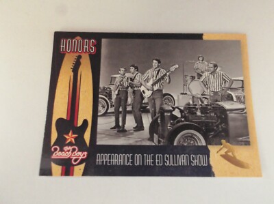 Panini - The Beach Boys: Honors ''THE ED SULLIVAN SHOW'' #16 Trading Card USA 2013
