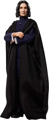 Harry Potter Sammlerstück Severus Snape Puppe 12 Zoll trägt schwarzen Mantel Jacke an