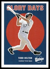 2001 Upper Deck Vintage #G3 Todd Helton Glory Days 41772