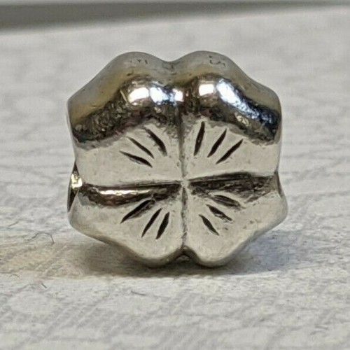 Authentic Pandora Charm Sterling 4 Leaf 