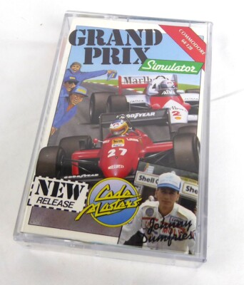 Commodore 64 C64 Spiel -- GRAND PRIX SIMULATOR (Codemasters) -- Tape