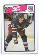 DAVID SHAW 1988-89 TOPPS CARD MINT CONDITION