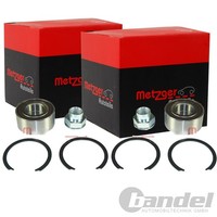 2X Metzger RADLAGER-SATZ Vorne Passend FÜR Opel Adam Corsa Links+Rechts | WM