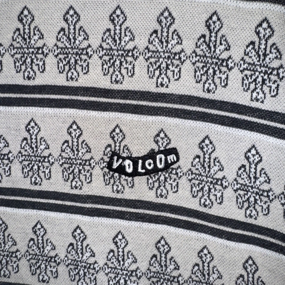 Volcom Mens Bone Stamp Crew Short Sleeve Surf T Shirt Jacquard Stone Sz XL NEW - Image 3 of 4