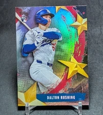 Dalton Rushing Stars Of MLB Rookie 2025 Topps Update Series Card SMLB-75 Dodgers