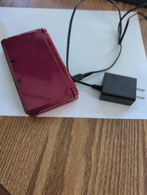 Nintendo 3DS Handheld System Flame Red Working