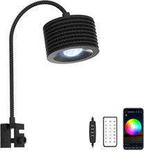 Full Spectrum Aquarium Light, Adjustable Saltwater Super Bright Fish Tank Light