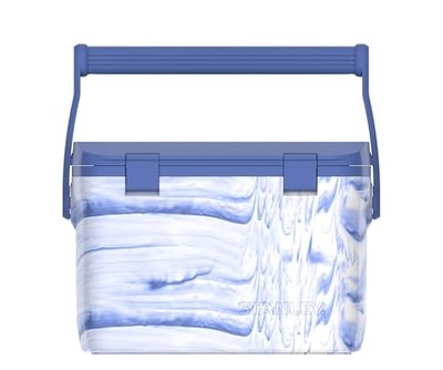 STANLEY Cooler Box 15.1L Iris Blue - Long-lasting Cooling Durable Can be Used as