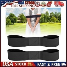 2 Pcs Golf Swing Trainer Aid Swing Correcting Arm Band, Golf Swing Training A...
