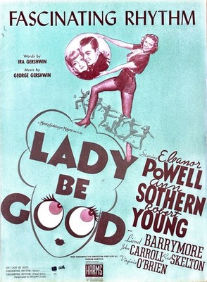 Fascinating Rhythm Sheet Music Gershwin 1941 MGM Lady Be Good Eleanor Powell
