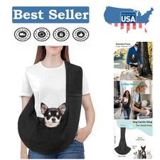 Comfortable and Lightweight Dog Sling Carrier for Small Pets Effortless Travel
