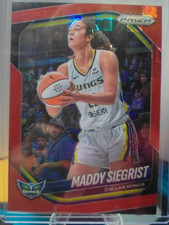 2025 Panini Prizm WNBA Maddy Siegrist Red Pandora 055/199 Wings #50