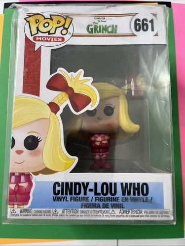 Funko Pop Movies Cindy-Lou Who #661 Dr. Seuss The Grinch Vinyl Figure