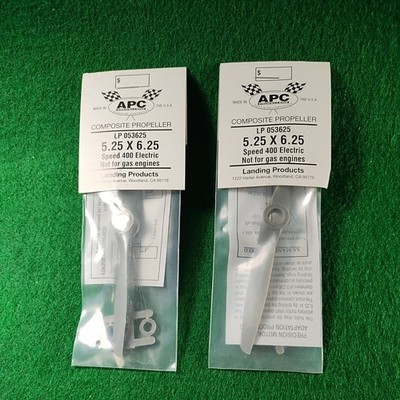 Two APC COMPOSITE Propeller - 5.25 x 6.25  Electric Prop
