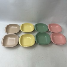 Set Of 8 Harmony House Talk Of The Town Mel Mac Bowls Vintage 6 Bowl Colorful