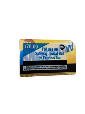 Metrocard MTA NYC Subway Local Bus Express Bus $70.00 Expires 9/30/26 Sealed