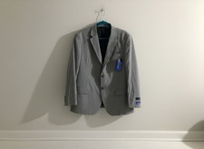 Nautica Men's Modern-Fit Stretch Sport jacket color grey size 42s new