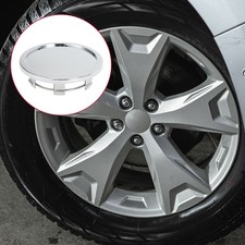 Universal Car Wheel Center Hub Cap Snap-in 76mm 2.99 Od Chrome Silver Tone 1 Pc