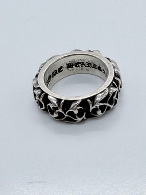 CHROME HEARTS ETERNITY VINE BAND RING Size 10 Sterling Silve r925