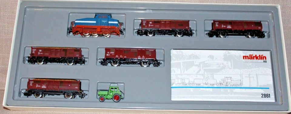 Märklin 2861 Zugpackung "Rübenzug" Diesellok + 5 Güterwagen H0 OVP 128 - Bild 3 von 4