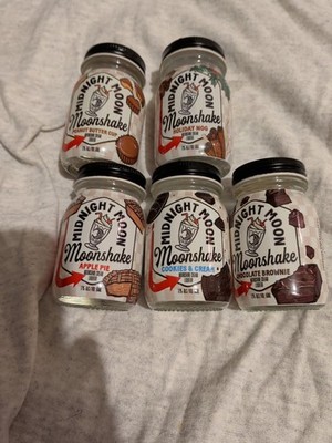 Midnight Moon Moonshake Moonshine Cream Liquor Bottle All Original [Empty] 5 Lot