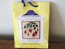 The Coleshill Collection &lsquo;Fuchsias&rsquo; (268) Level 1 Adults Needlework Kit