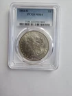 1884 O MS64 MORGAN  SILVER DOLLAR GRADED PCGS 1$ 90% AG COIN
