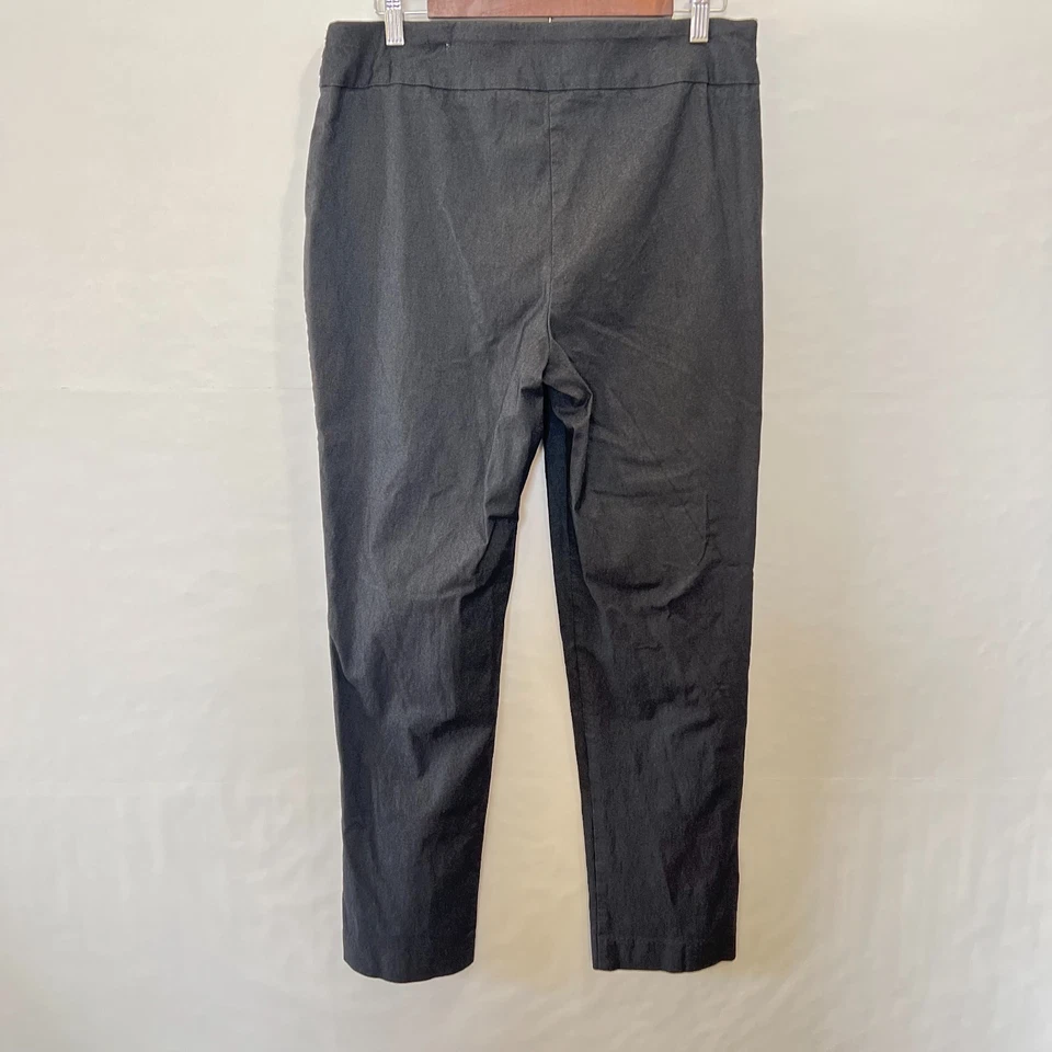 JM Collection 女式灰色高腰直筒正装裤 L 码 — 第 4/4 张图片